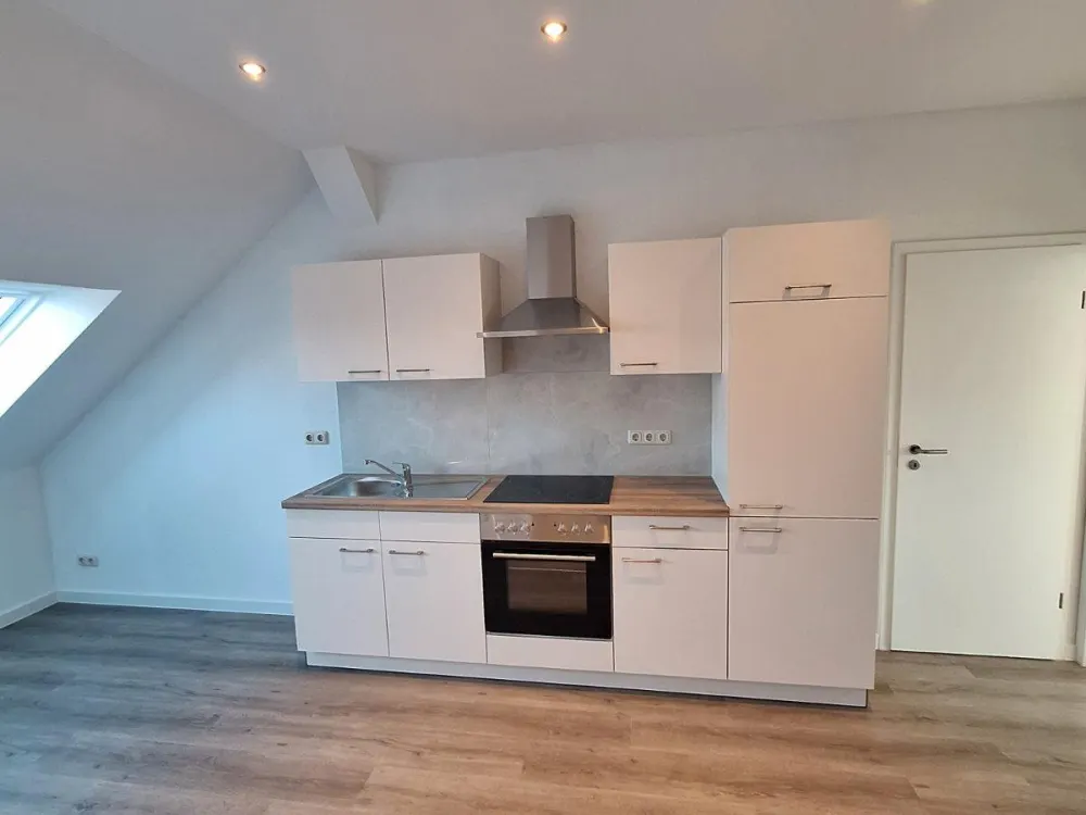 First Occupancy After Renovation | Modern 2-Room Attic Apartment with Fitted Kitchen