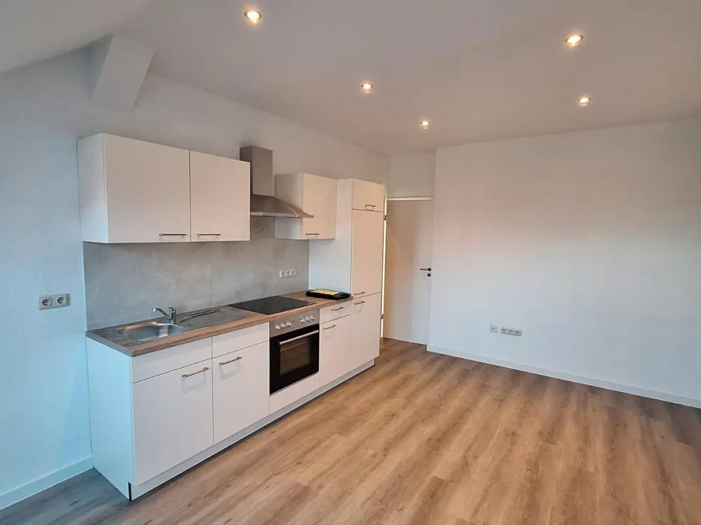 First Occupancy After Renovation | Modern 2-Room Attic Apartment with Fitted Kitchen