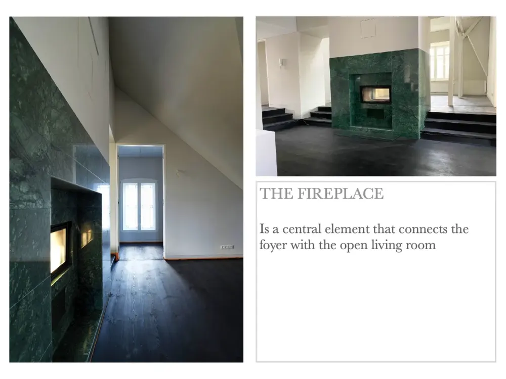 5-Zimmer-Dachgeschoss - Kamin, Klimaanlage, EBK, Terrasse, in Denkmal Villa