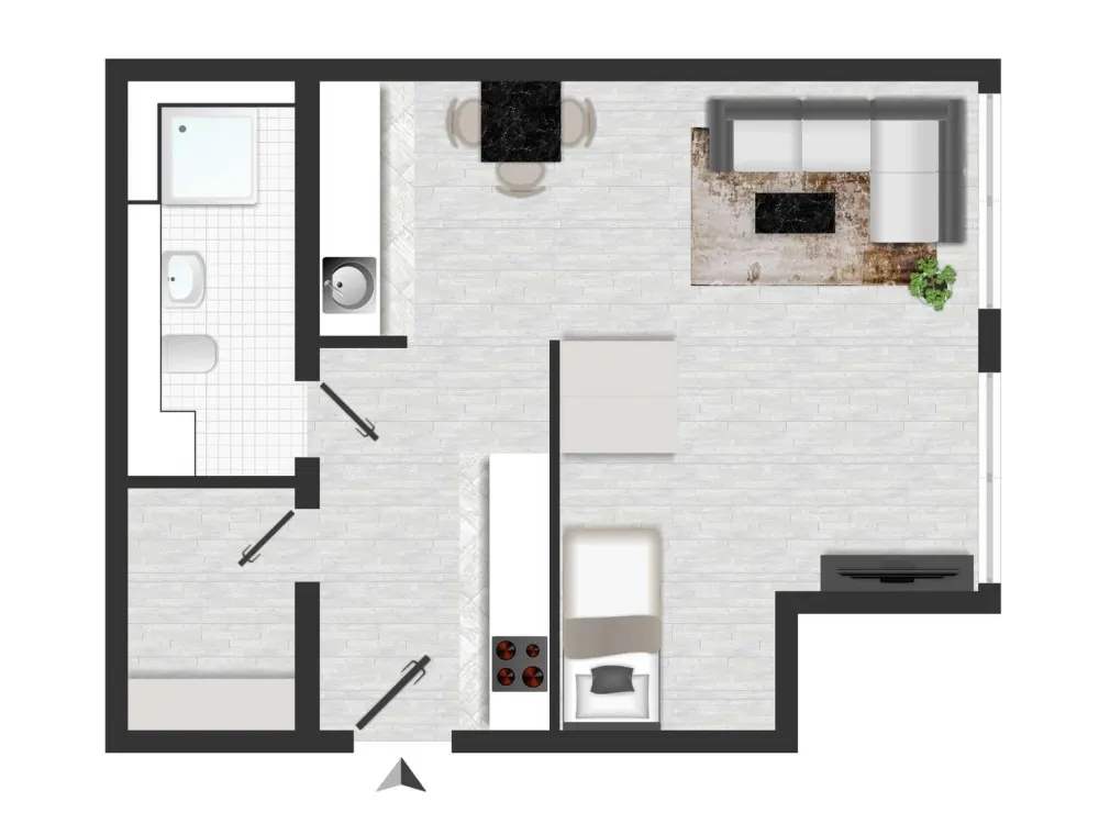 Erdgeschoss-Wohnung in TOP-Lage! - 1 Zimmer | Abstellraum | Tiefgarage