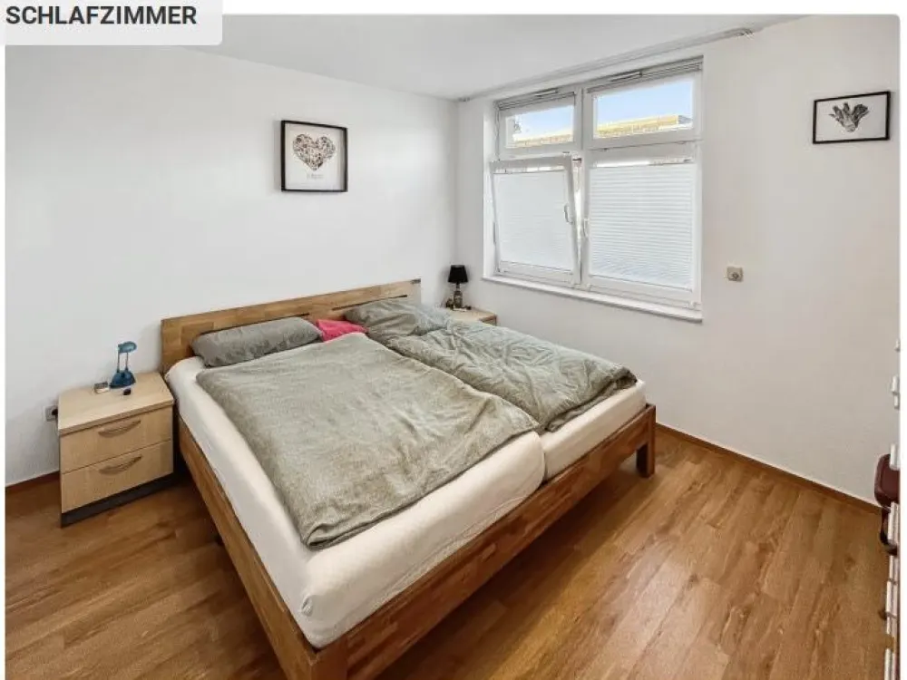 3 Zimmer Erdgeschosswohnung mit Balkon und Garage zu vermieten