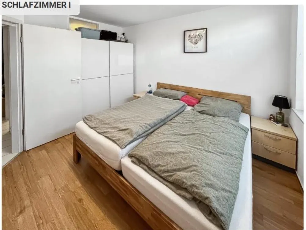 3 Zimmer Erdgeschosswohnung mit Balkon und Garage zu vermieten