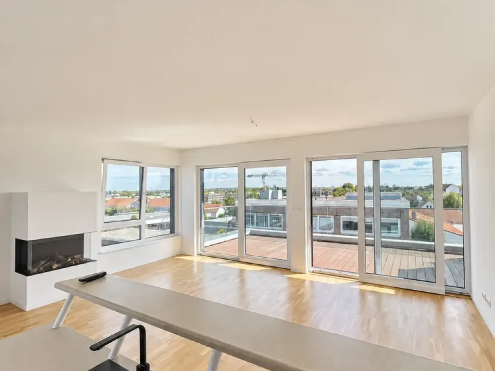 4-Zimmer Penthouse Apartment - Wohnbalkon