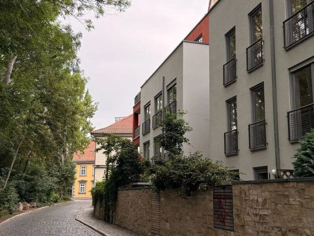 Moderne 3-Zimmer-Wohnung mit Balkon in der historischen Altstadt von Erfurt