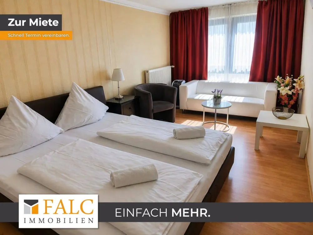 Bezugsfreie, voll möblierte Wohnung im Zentrum von Düsseldorf - All-Inclusive Miete