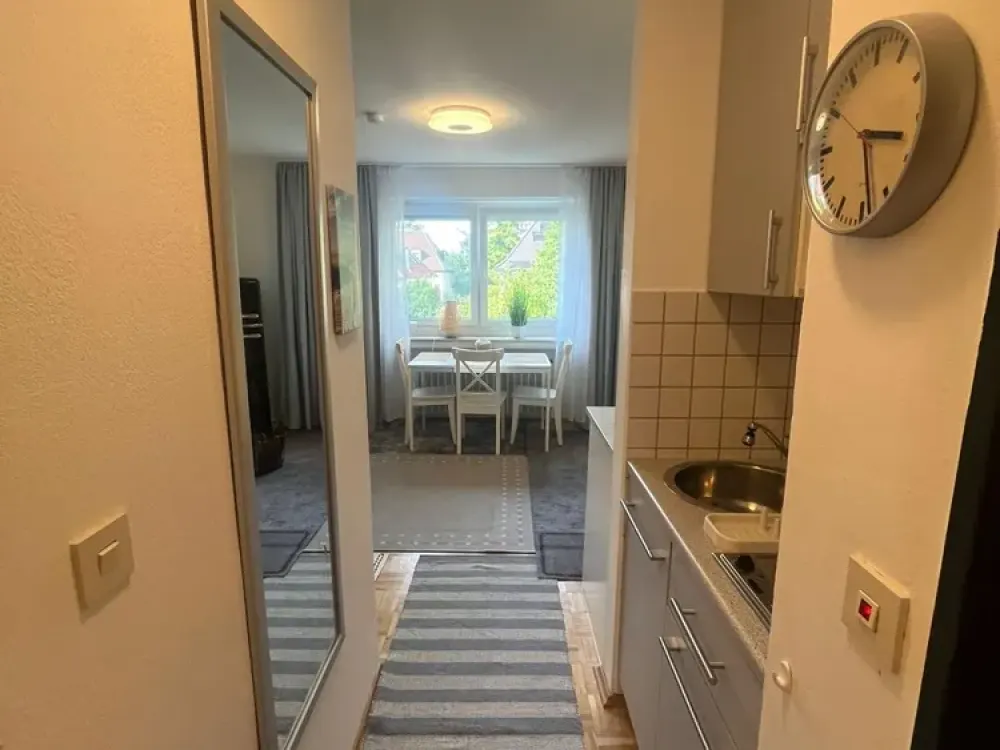 Vollmöblierte 1-Zimmer-Wohnung in Sendling-Westpark