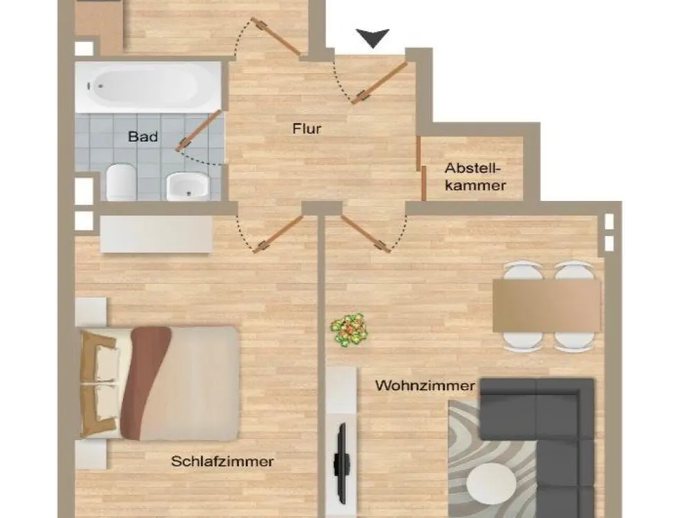 2 Zimmerwohnung Frankfurt Nordend
