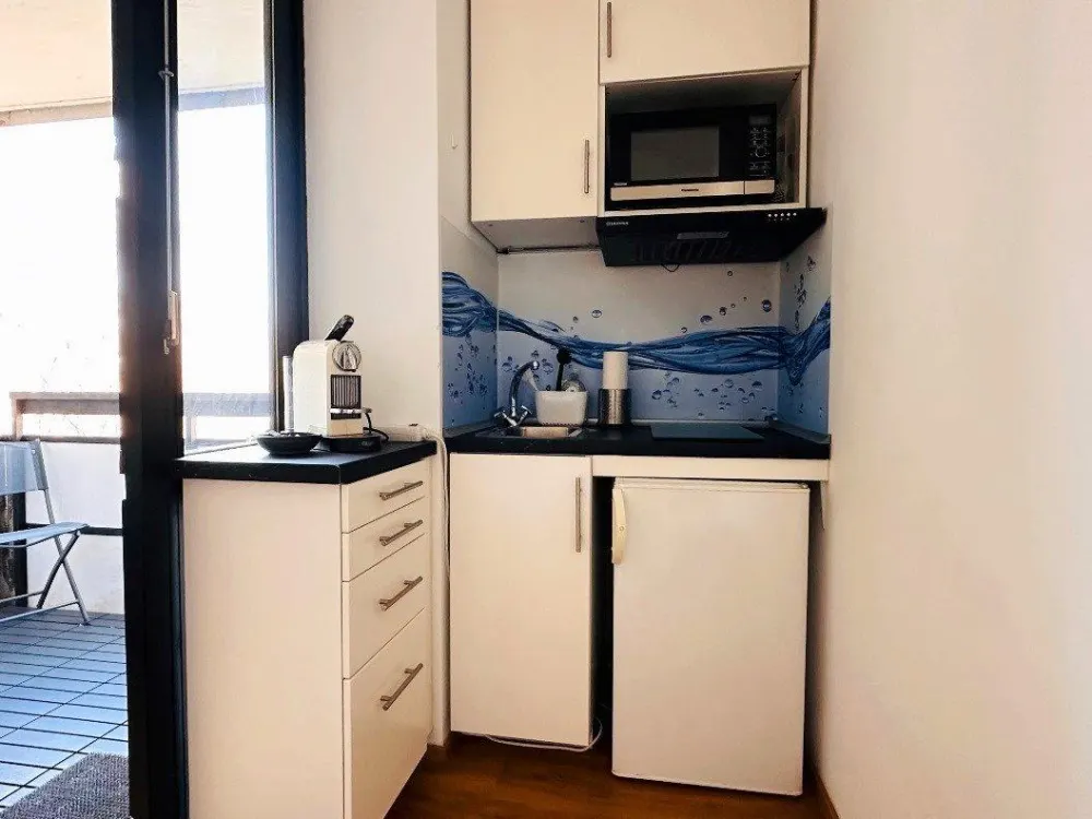 Möblierte 1-Zimmer-Wohnung am Wöhrder See, Balkon & Tiefgarage.