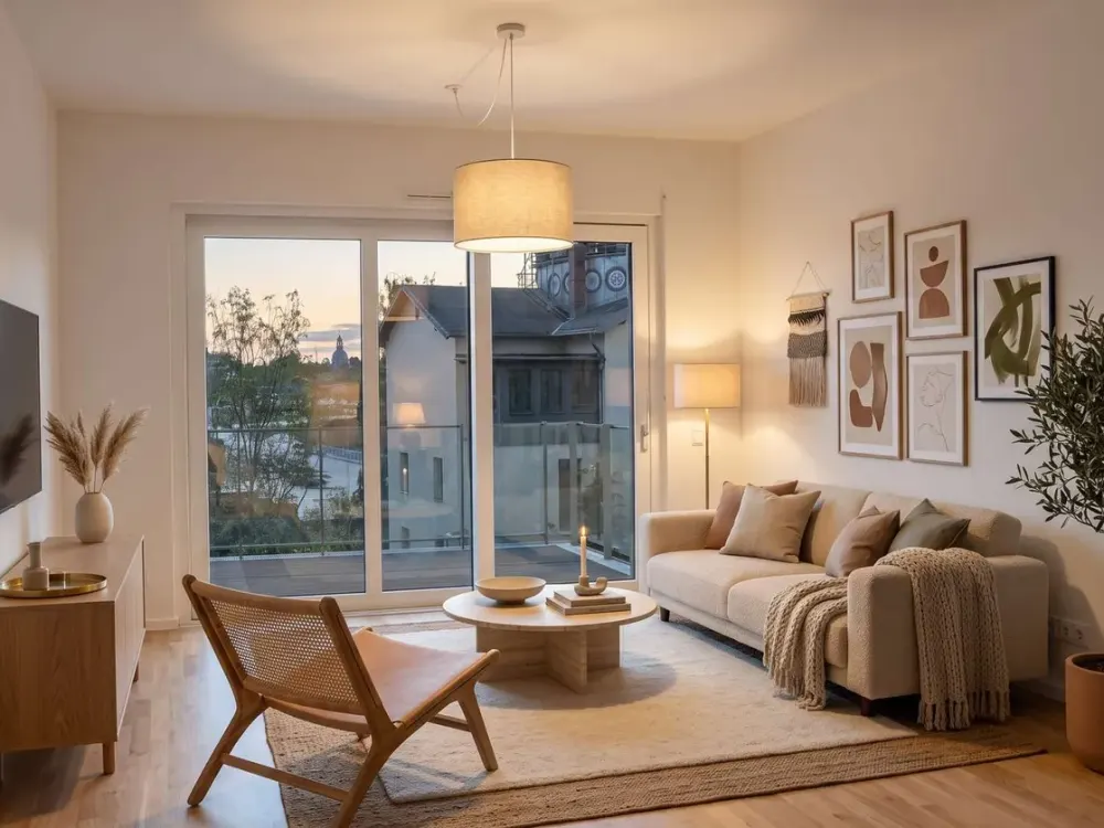 Elbe in View · Dresden at Your Feet · Exclusive 3-Room Apartment in HafenCity