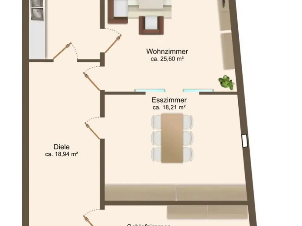 Charmante 2-Zimmer-Wohnung im historischen Kinogebäude - top angebunden