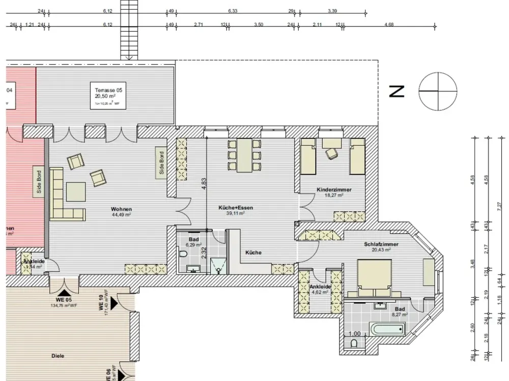 NEU wunderschöne 4-Raum Wohnung mit traumhaften Blick ins Grüne im Gutshaus Niekrenz NEU