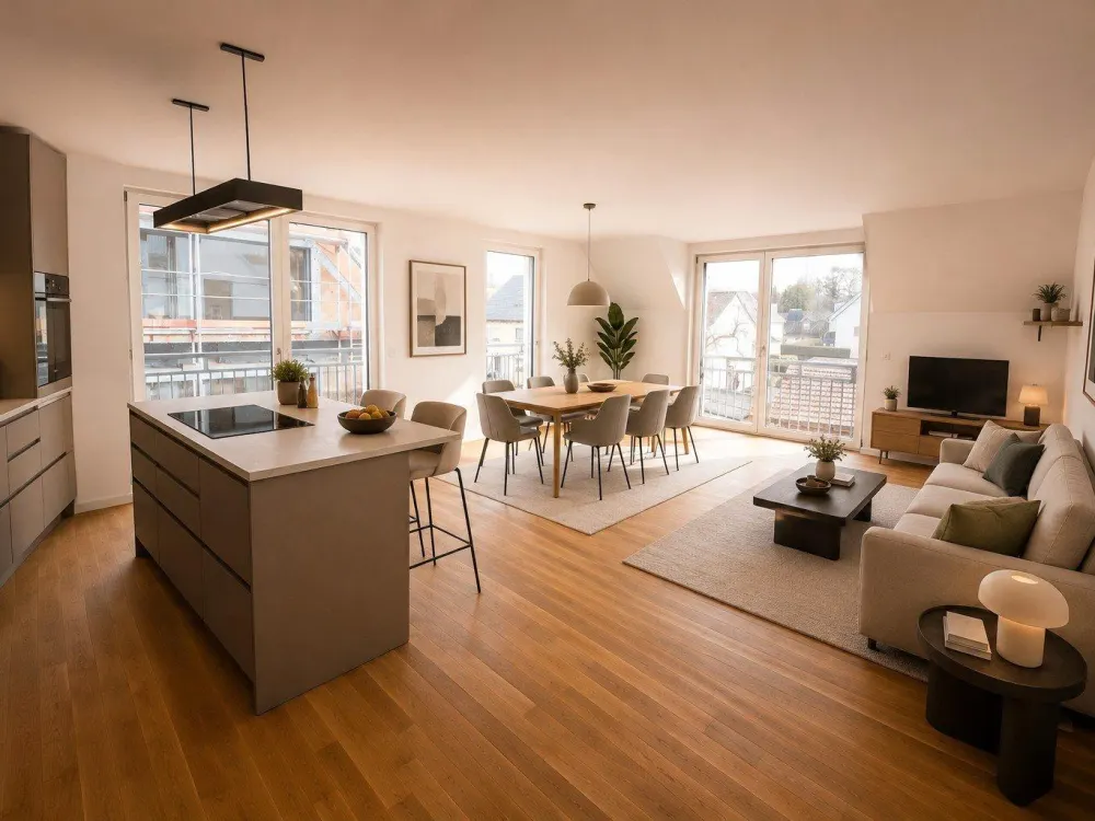 Wohnen am Südpark in modernem Ambiente mit Balkon, Lift und TG-Stellplatz