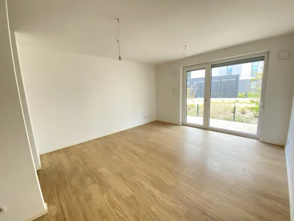 Helle 1-Zimmer-Wohnung mit Terrasse, barrierefreie Objektgestaltung, provisionsfrei