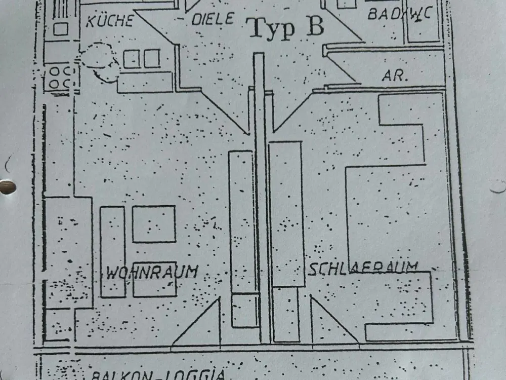 Helle 2-Zimmer-Wohnung mit XXL-Balkon in Mettmann