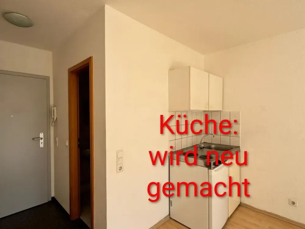 Helles 1-Zimmer-Apartment in Kassel mit Terrasse und Blick ins Grüne -nahe Uni