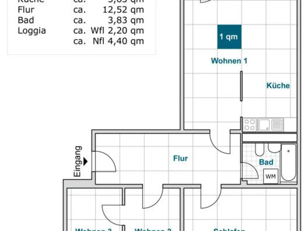 Ihre neue 4-Zimmer-Wohnung wartet!