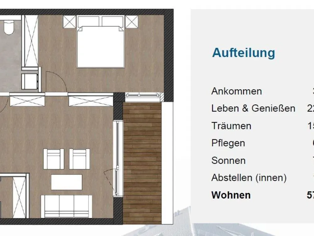 Seniorengerechte 2-Zimmer-Wohnung | Betreutes Wohnen | Pflegeoption