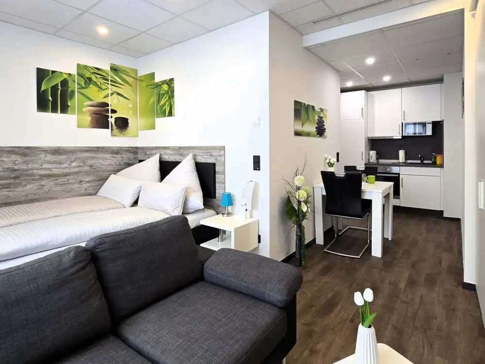 Wohnliches 1-Zimmer-Apartment für 2 Personen, voll ausgestattet, Offenbach