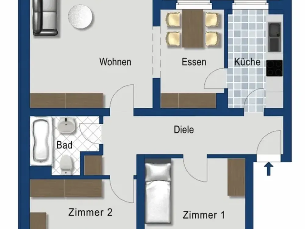 Wohnen mit Charakter: 3,5-Zimmer-Wohnung in Leichlingen