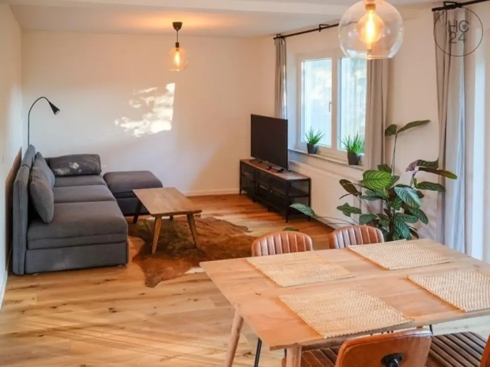 Modern Furnished 2-Room Apartment near Lindau with Terrace and Parking Space