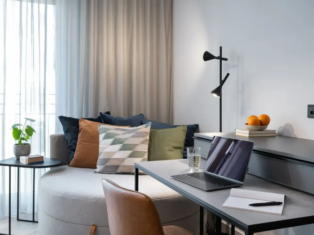 Summer @ Boxi! Stylish micro-apartment with balcony and full equipment! available immediately!