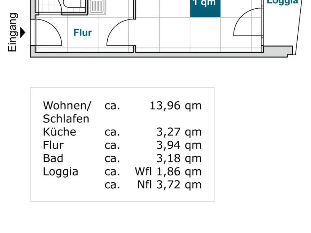 Bargain Apartment with Balcony! WBS