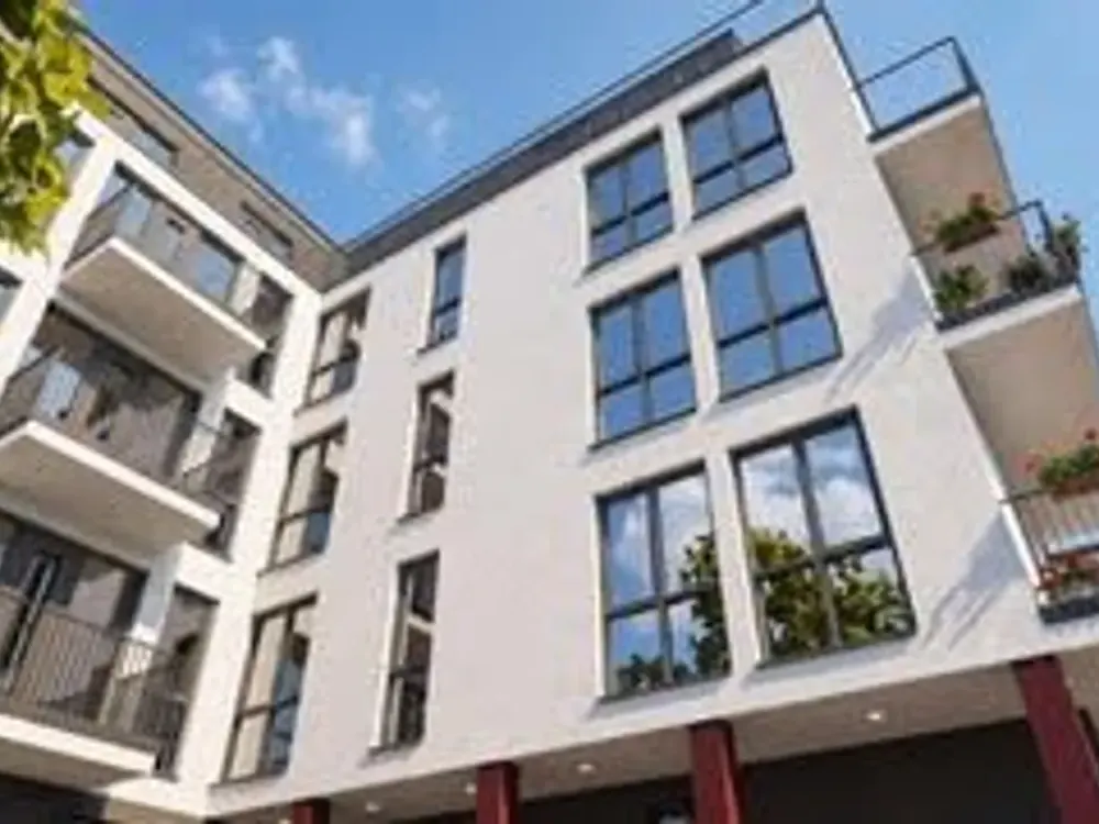 Erstbezug! 2-Zi. Whg. in Berlin-Hechelstraße, Balkon & Wärmepumpe, KFW 40 NH Niedrigenergie Haus.