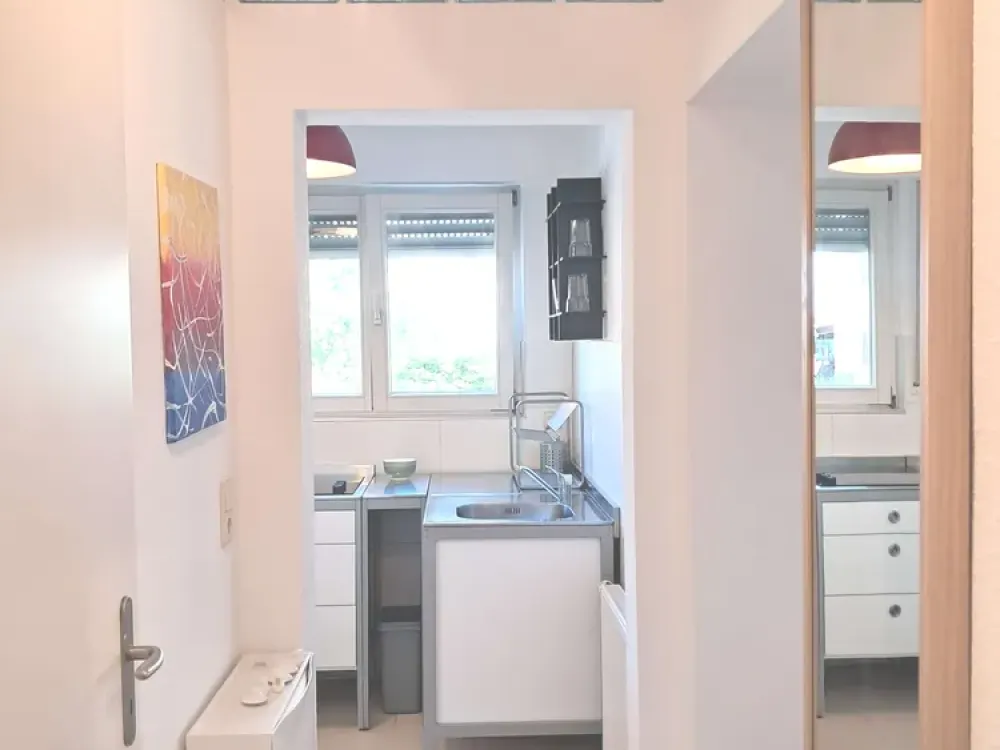 Bright Furnished 2-Room Apartment in Stuttgart Weilimdorf, at Löwenmarkt!