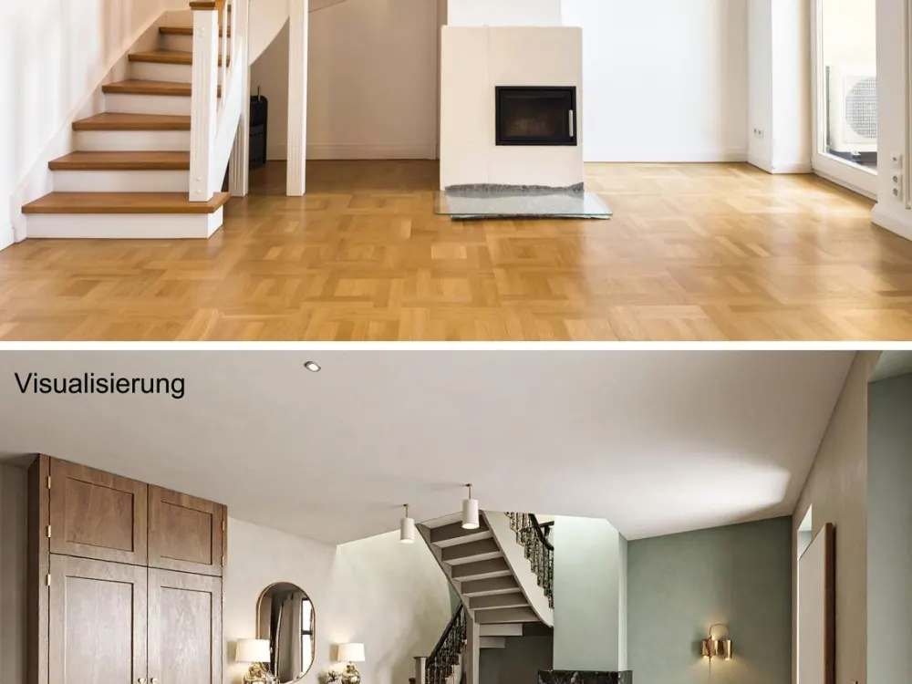 Wohntraum mit Seeblick! 5-Raum-DG-Maisonette mit Lift, Kamin, XL-Carport, EBK, Sauna u.v.a.m.