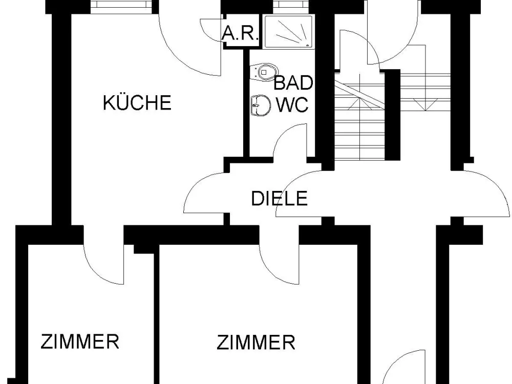 2 ½ Zimmer Wohnung mit Balkon in Hagen Haspe
