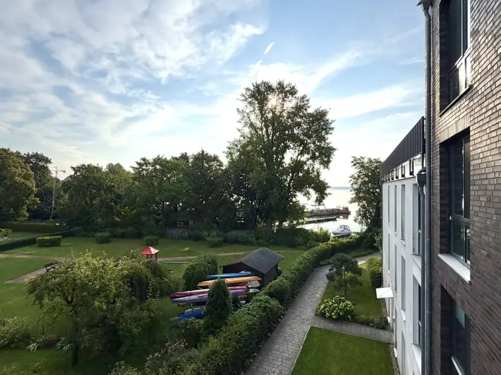 Exklusiv am Müggelsee, 2-Zimmer-Wohnung mit Seeblick & privatem Wasserzugang