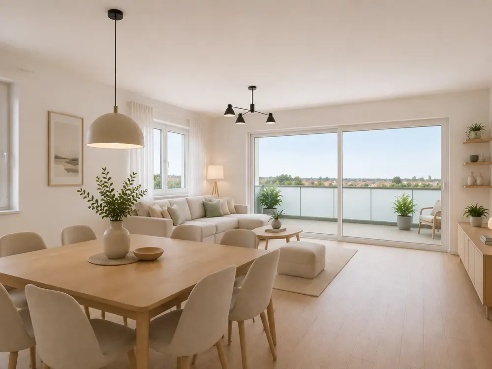 Exklusive 4-Zimmer mit Balkon, Aufzug & Tiefgarage