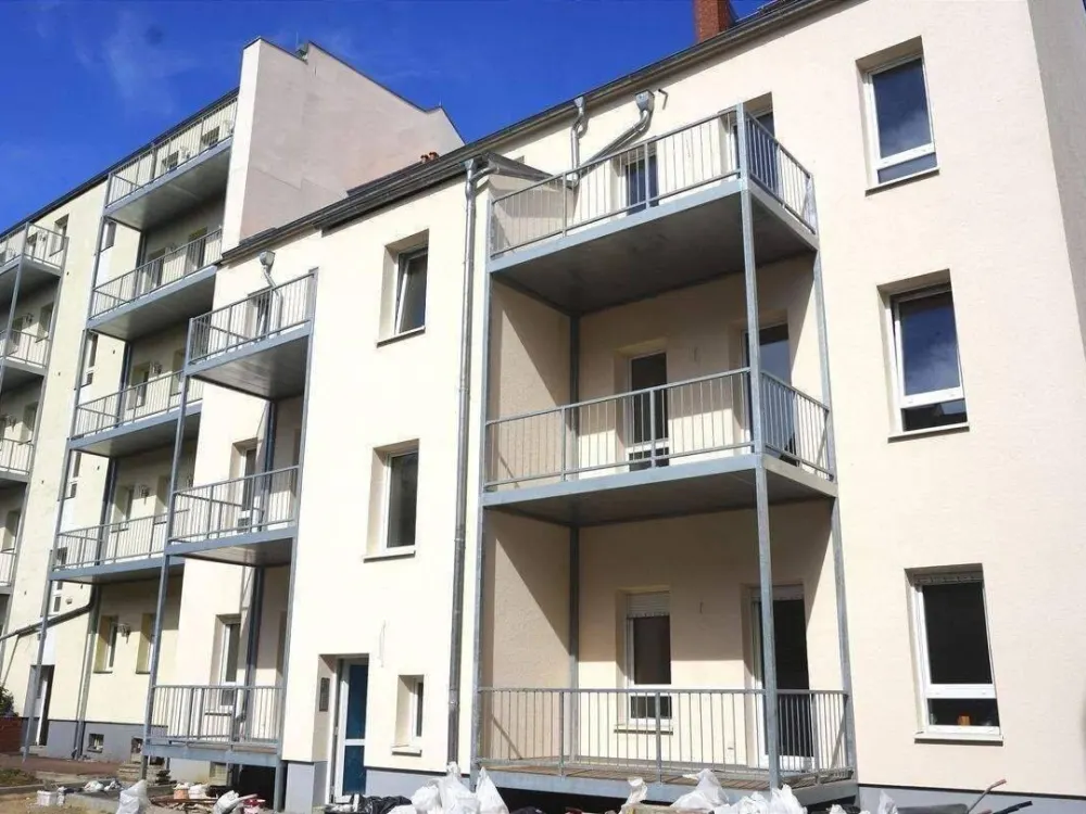 3-Raum Wohnung mit Balkon und Stellplatz