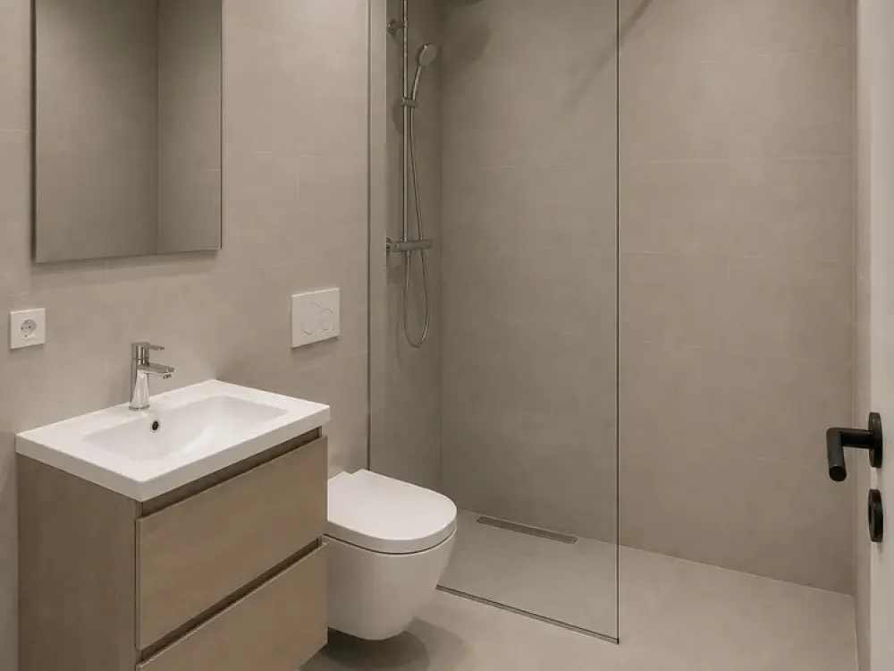 Helle, vollständig renovierte 2-Zimmer-Wohnung mit Südbalkon & tollem Blick, Erstbezug n. Sanierung