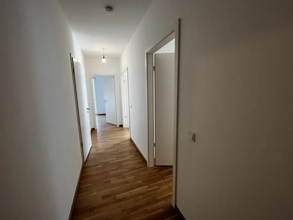 Wohnung für kleine Familien mit Fußbodenheizung und Einbauküche