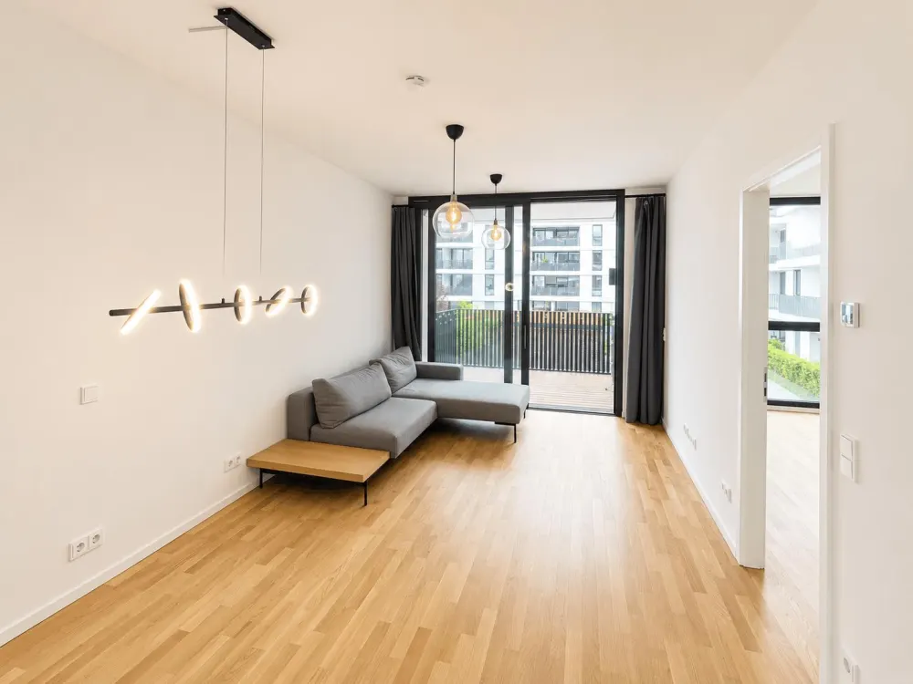 *Teilmöblierte* 2-Zimmer Neubauwohnung am Velodrom