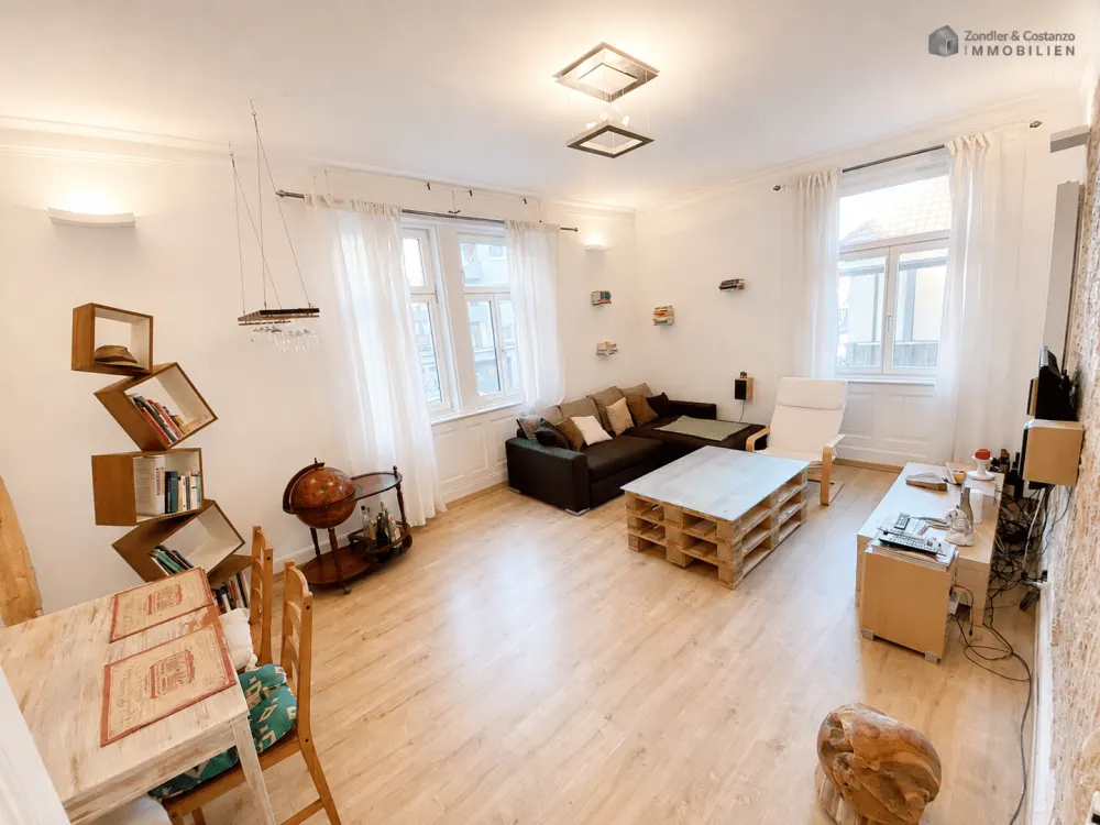 S-Mitte: Vollständig möblierte, gut ausgestattete 3-Zi.-Wohnung * EBK * 90 qm * gute Lage *