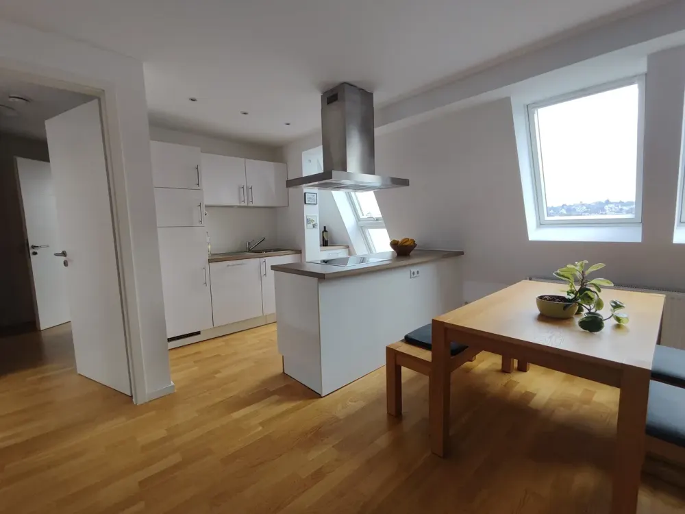 *Offen gestaltete, wunderbar helle Dachgeschosswohnung*