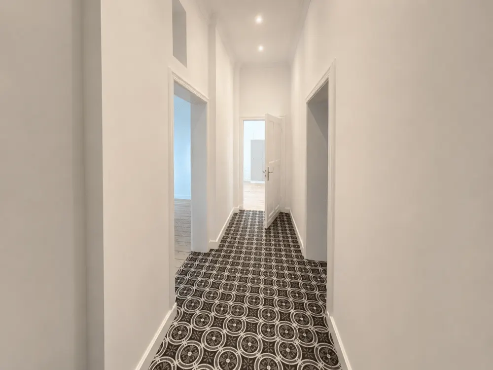 Completely Renovated and Partially Furnished Garden Apartment in Pempelfort