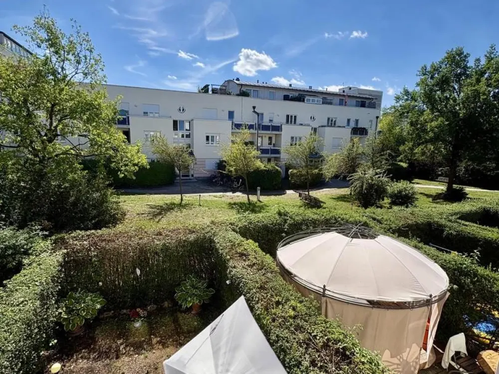 Helle 1-Zimmer-Wohnung mit schönem Grundriss in Unterschleißheim