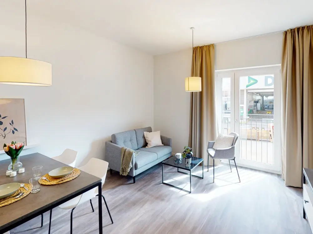 First occupancy: 2-room apartment in the Brookments