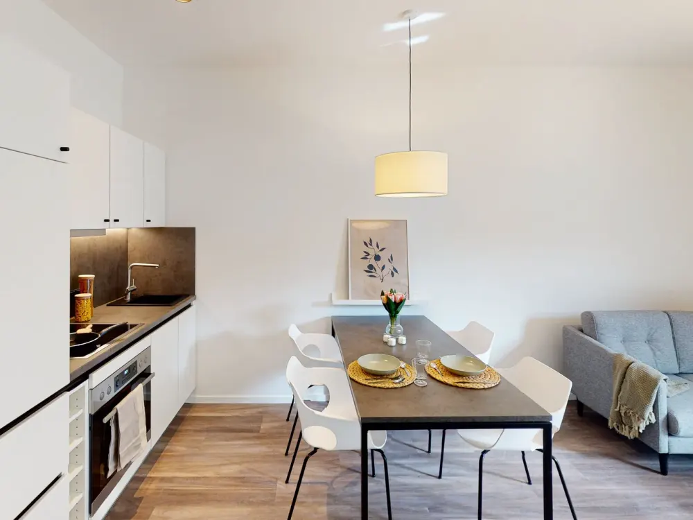First occupancy: 2-room apartment in the Brookments