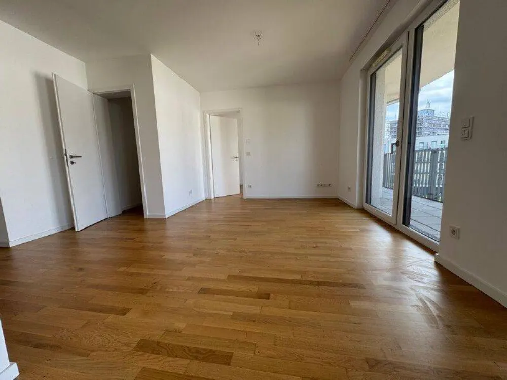 Wo das Leben so spielt - ansprechende 2-Zimmer-Wohnung mit Einbauküche und Balkon im Neubau