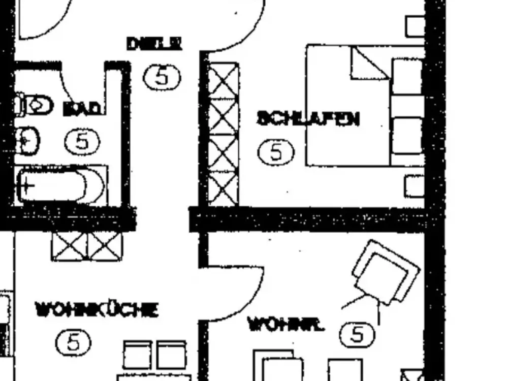 Kernsanierte 2,5 Zimmer Wohnung in Bochum Mitte - Erstbezug