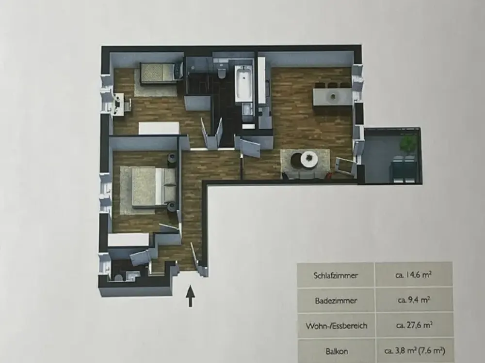 Lebendig wohnen: 3-Zimmer-Dachgeschosswohnung in Solingen, auf Wunsch mit Küche