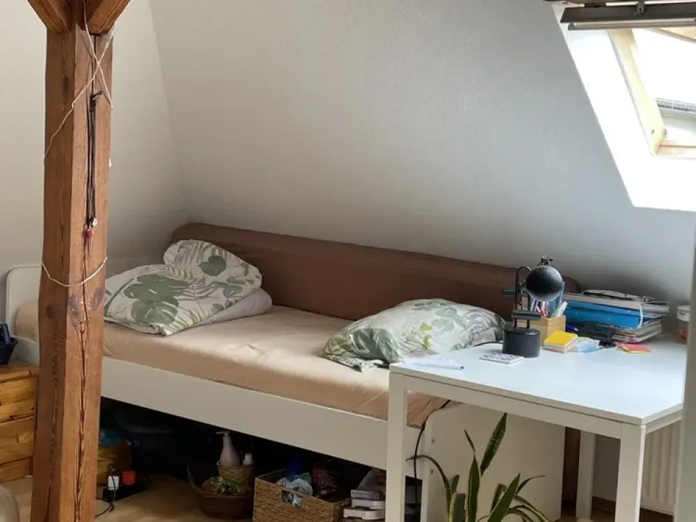 BOCKENHEIM I 1- Zimmer Apartment I DG I Küchenzeile I Gemeinschaftsbad - für insgesamt. 3 Wohnungen