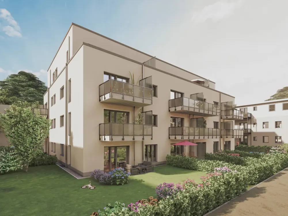 bezugsfertiger Neubau - 2-Zimmer-Staffelgeschoss mit Dachterrasse, offene Küche