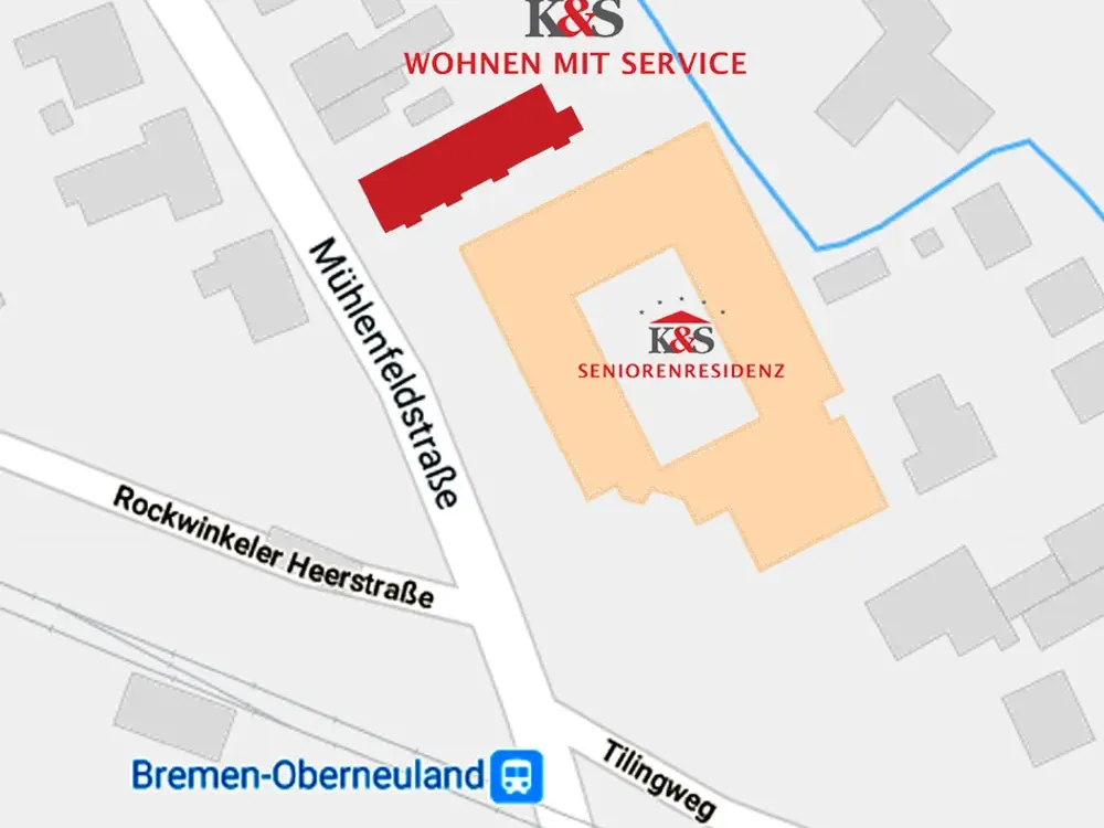 Mietpreis inkl. NK I Wohnen mit Service in Bremen Oberneuland I attraktive 2 Zimmer Wohnung