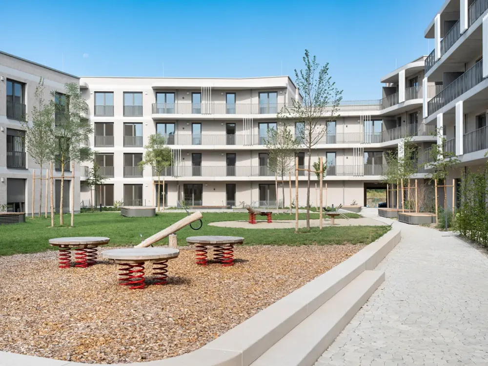 Mittenheim - Erstbezug: 4-Zimmer-1.Obergeschoss