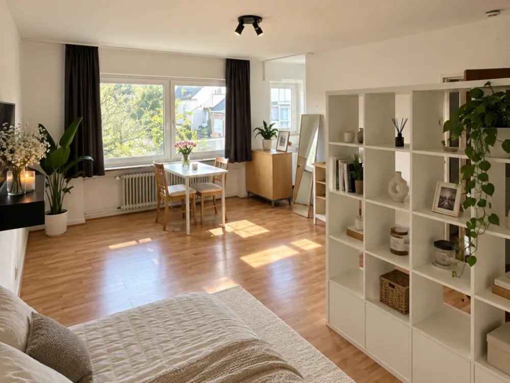 Schlossnahe Zentrale 1-Zimmer Wohnung 35m‘2